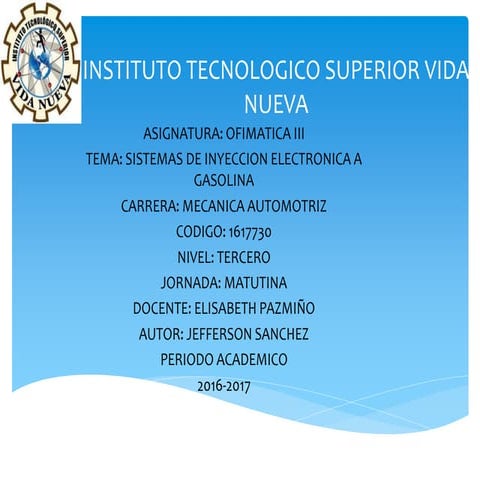 Sistema de inyeccion