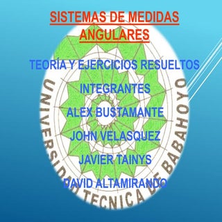 Sistema de medidas angulares (2)