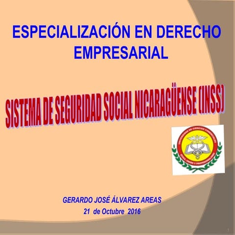 SISTEMA DE SEGURIDAD SOCIAL NICARAGÜENSE (INSS).ppt