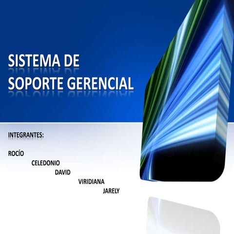 Sistema de soporte gerencial