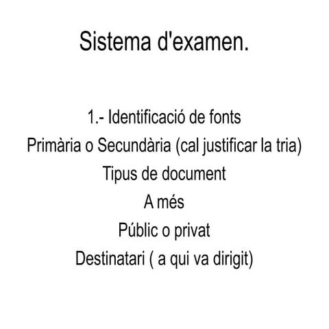 Sistema d'examen