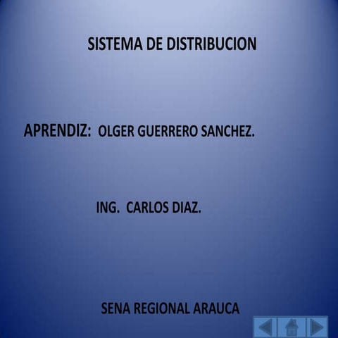 Sistema distribucion