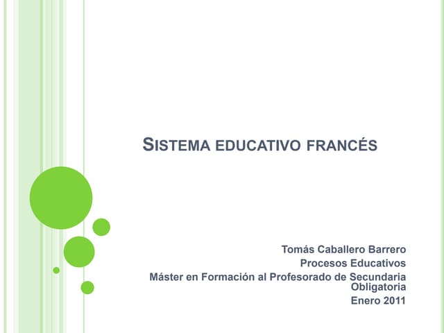 Sistema educativo francés