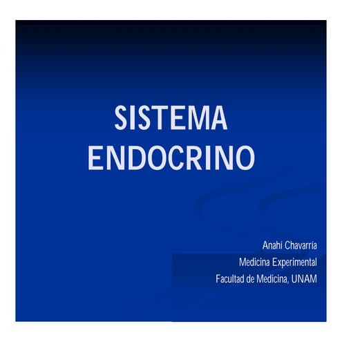 Histología de sistema endocrino