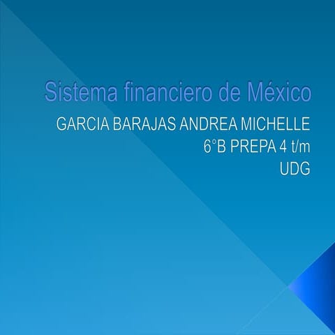 Sistema financiero de méxico