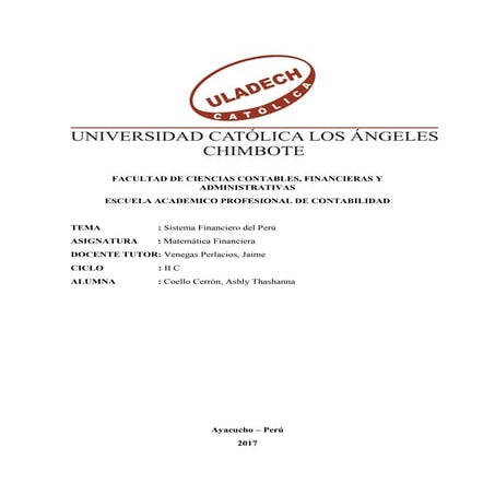Sistema financiero en el perú
