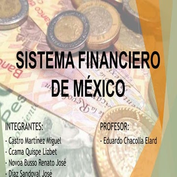 Sistema financiero en méxico