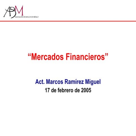 Sistema financiero mexicano