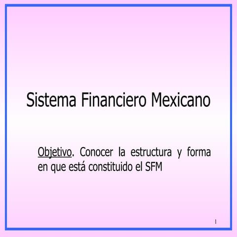 Sistema financiero mexicano
