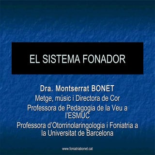 Sistema Fonador