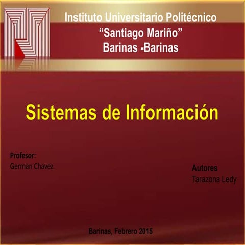 Sistema informacion ing sistema