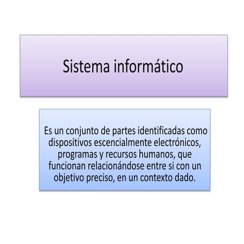 Sistema informático