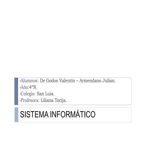 Sistema informático 
