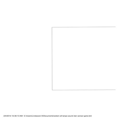 Sistem all tanpa sound dan sensor garis