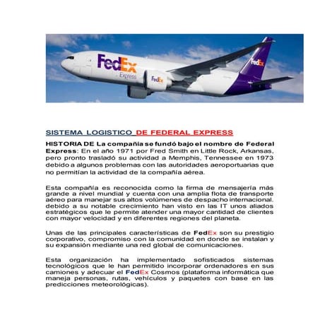 Sistema logistico de federal express (1)