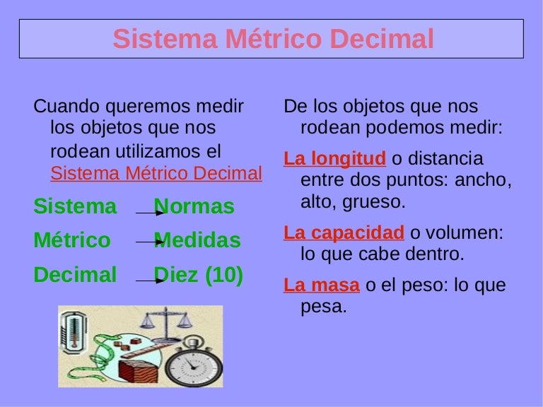 Sistema Metrico