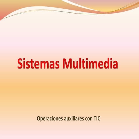 Sistemas multimedia