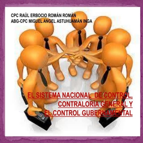 Sistema nacional de control, contraloría general y el control ...