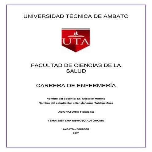 Sistema nervioso autónomo