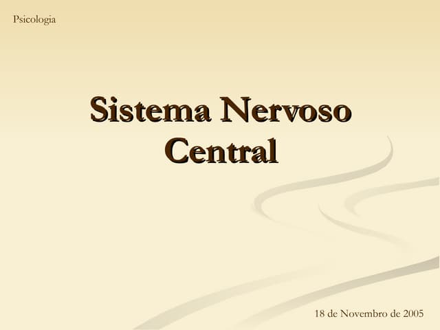 Sistema nervoso central acabado1