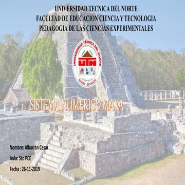 Matematica maya | PPTX