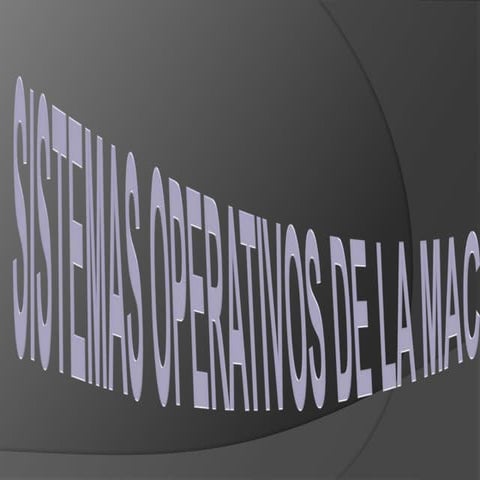 Sistema operatico mac1