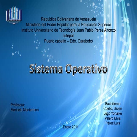 Sistema operativo