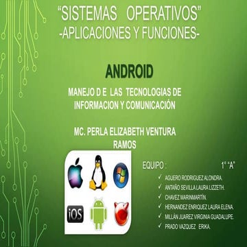 Sistema Operativo (Android)