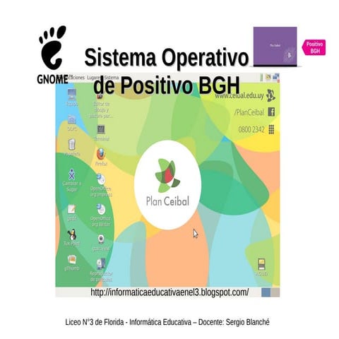 Sistema operativo de positivo ceibal 2014