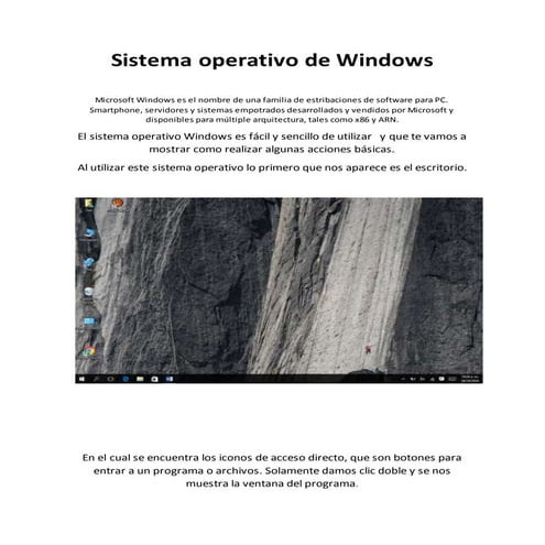 Sistema operativo de windows