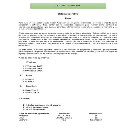 Sistema operativo jr