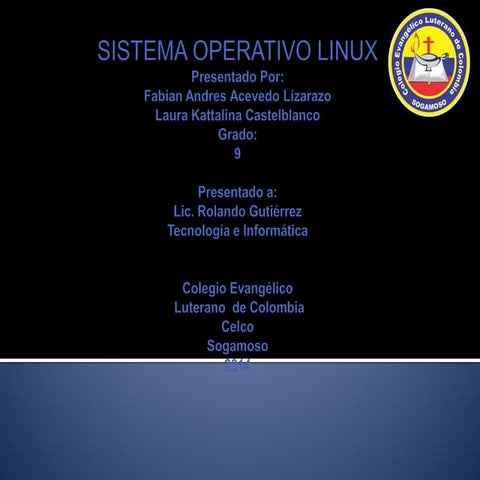 SISTEMA OPERATIVO LINUX