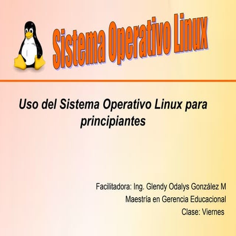 Sistema operativo linux