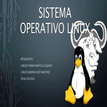 Sistema operativo linux | PPTX