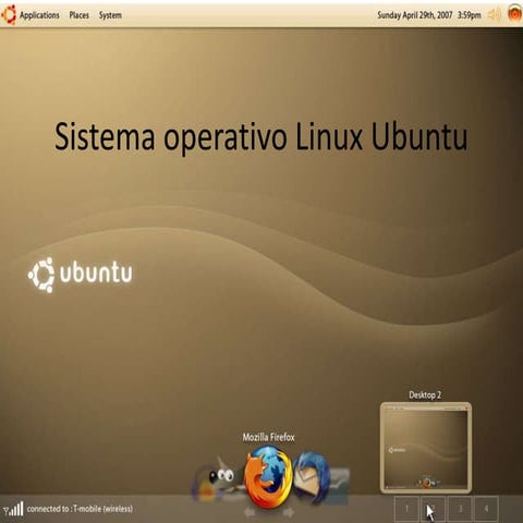 Sistema operativo linux ubuntu