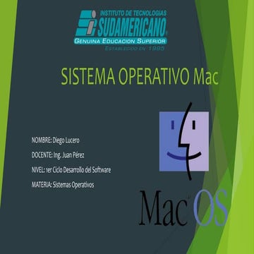 Sistema operativo mac