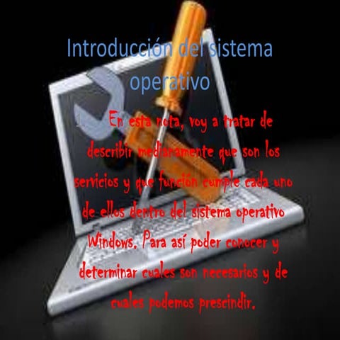 SERVICIOS DEL SISTEMA OPERATIVO