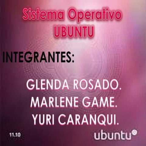 Sistema operativo ubuntu