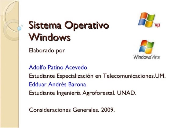 Windows operating system presentation | PPT