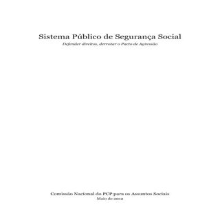 Sistema Público de Segurança Social
