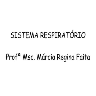Sistema respiratório