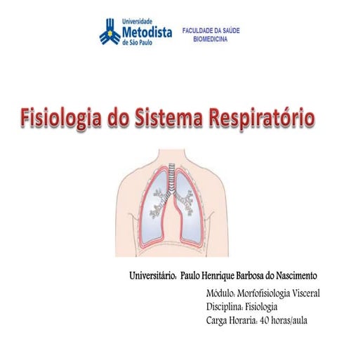 Sistema respiratório- fisiologia