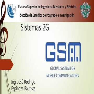 Sistemas 2G GSM