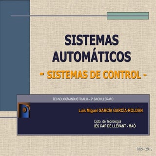 Sistemas automáticos