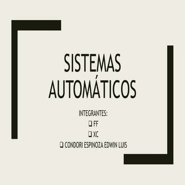 SISTEMAS AUTOMATICOS DIAPOS, propiedades