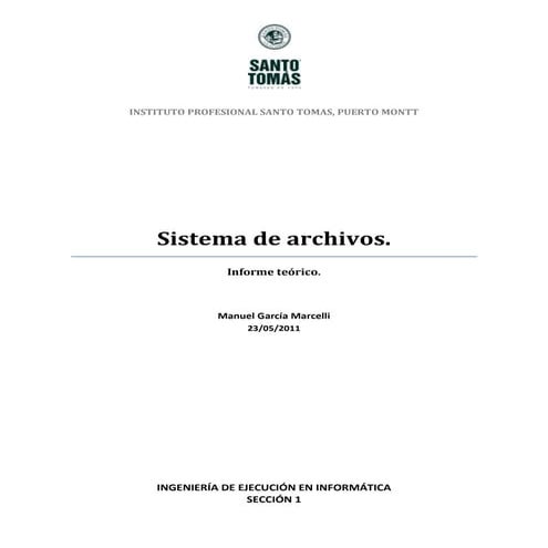 Sistemas de archivos