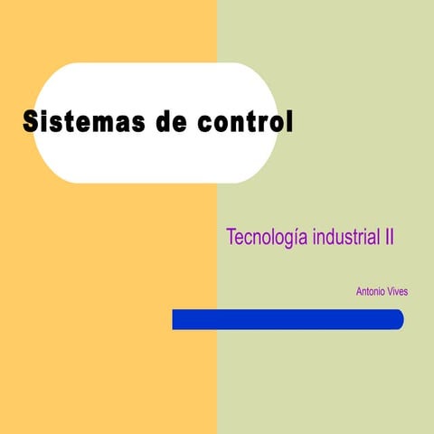 Sistemas de control
