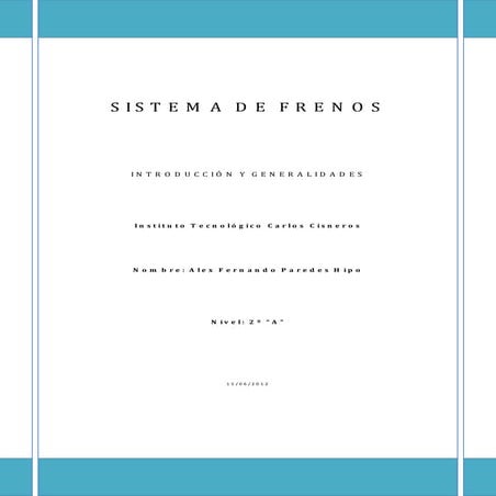 Sistemas de freno de tambor