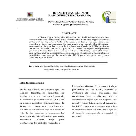 Sistemas de identificacion por radio frecuencia