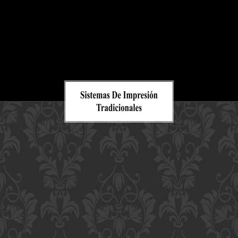 Sistemas de impresion